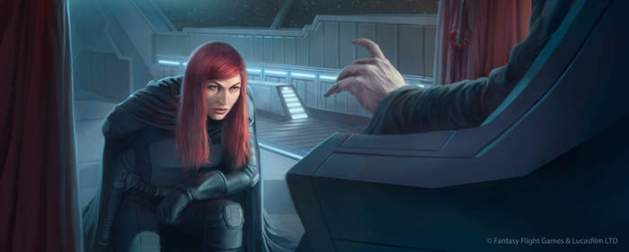 Star Wars: TCG - Mara Jade, The Emperor's Hand by AnthonyFoti