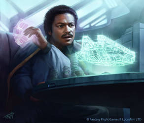 Star Wars: TCG - Lando Calrissian by AnthonyFoti