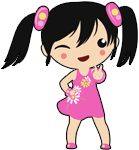 xiao: pink dress emote
