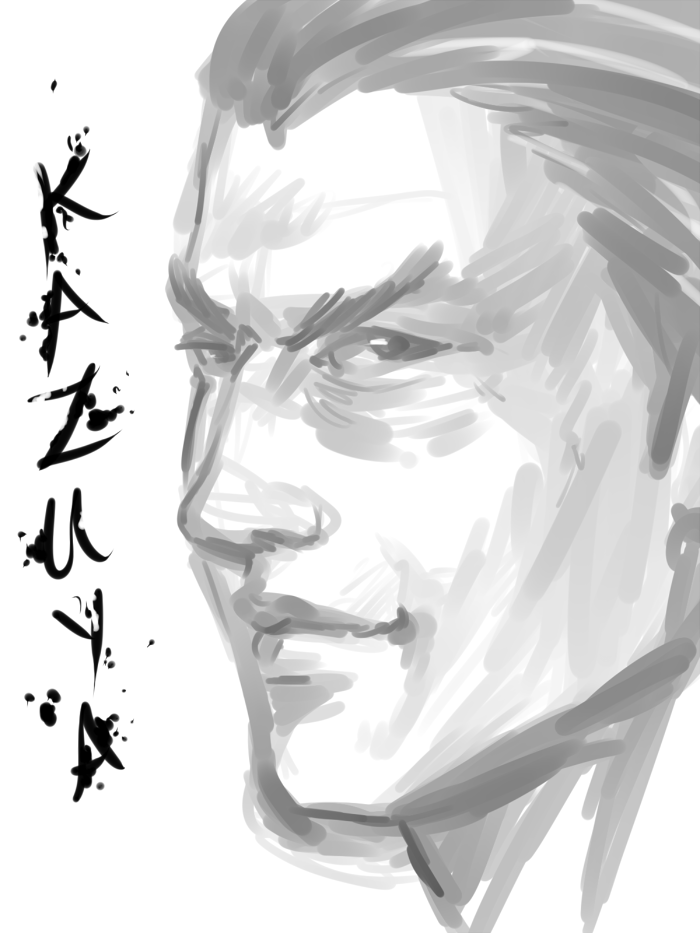 Kazuya closeup