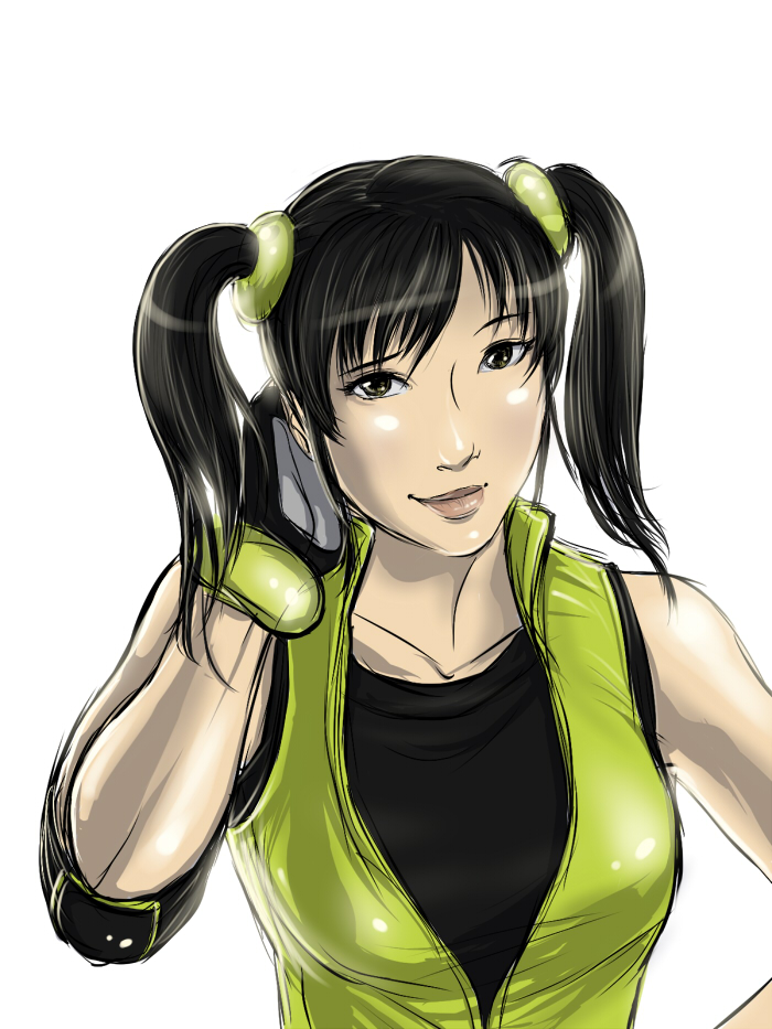 Xiaoyu: shy confused