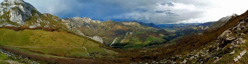 Mountain landscape in Asturias