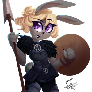 [Commission] Mercury the Rabbitfolk