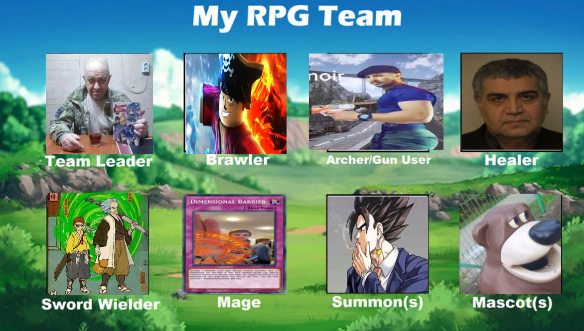 My RPG Team Template by TheRobotPenguin1 on DeviantArt
