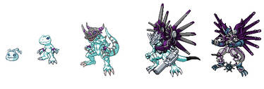 Snow Agumon (sprite line)