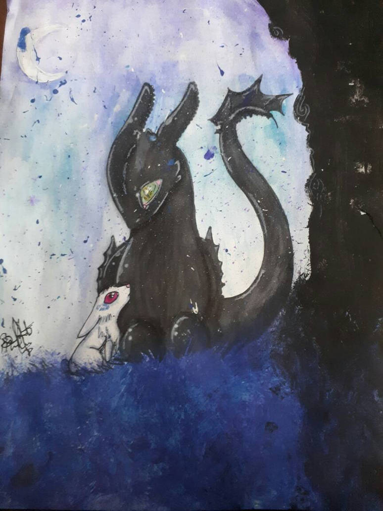 Galaxy toothless by mattymoon19 on DeviantArt
