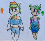 (OPEN ADOPTABLES) tropical chibi plantimals by SplatTheSquid