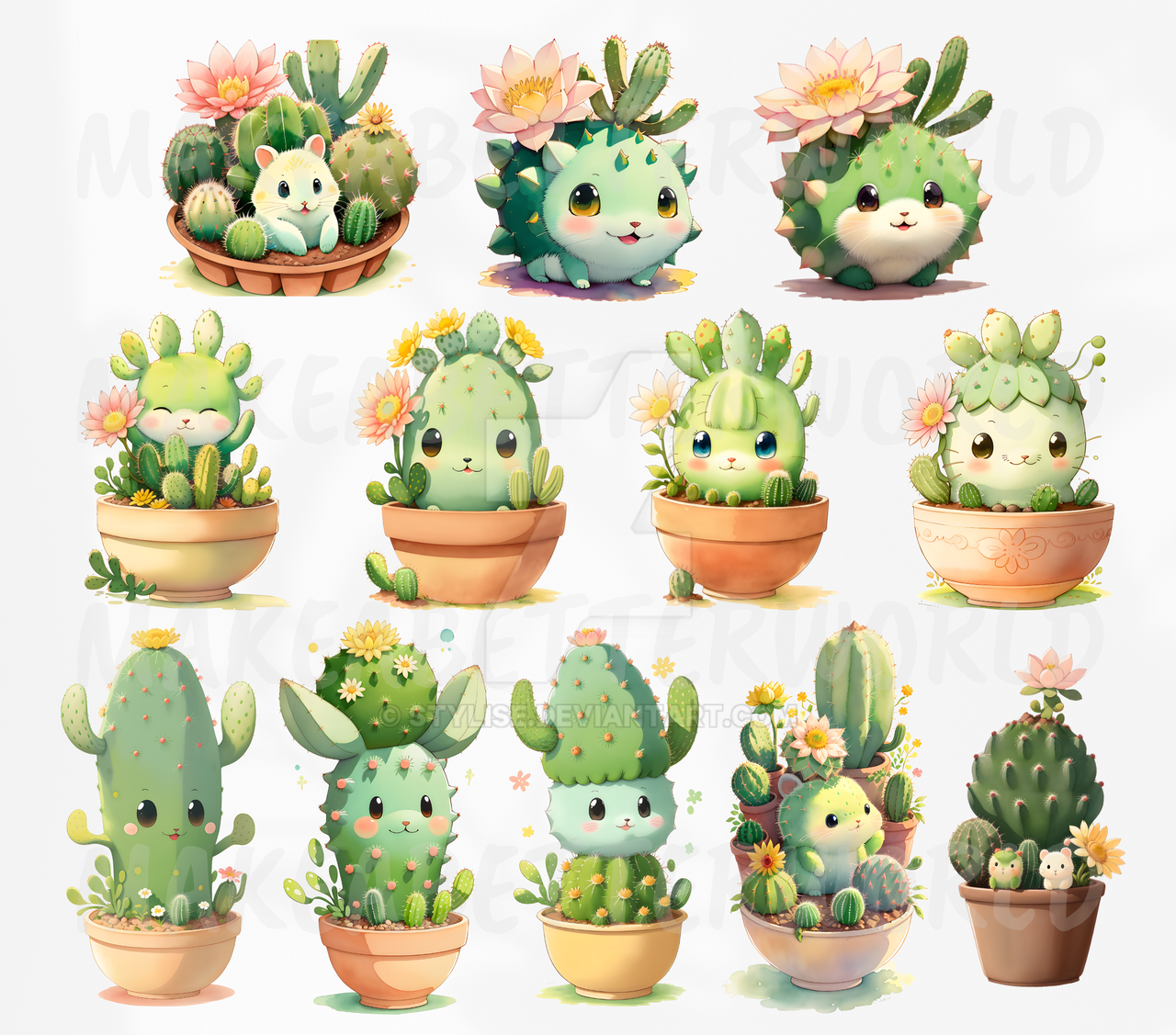 8+ Thousand Cactus Kawaii Royalty-Free Images, Stock Photos