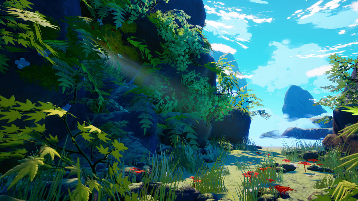 Forest Stylisation Small Forest - Stylized Environment by stylise on DeviantArt