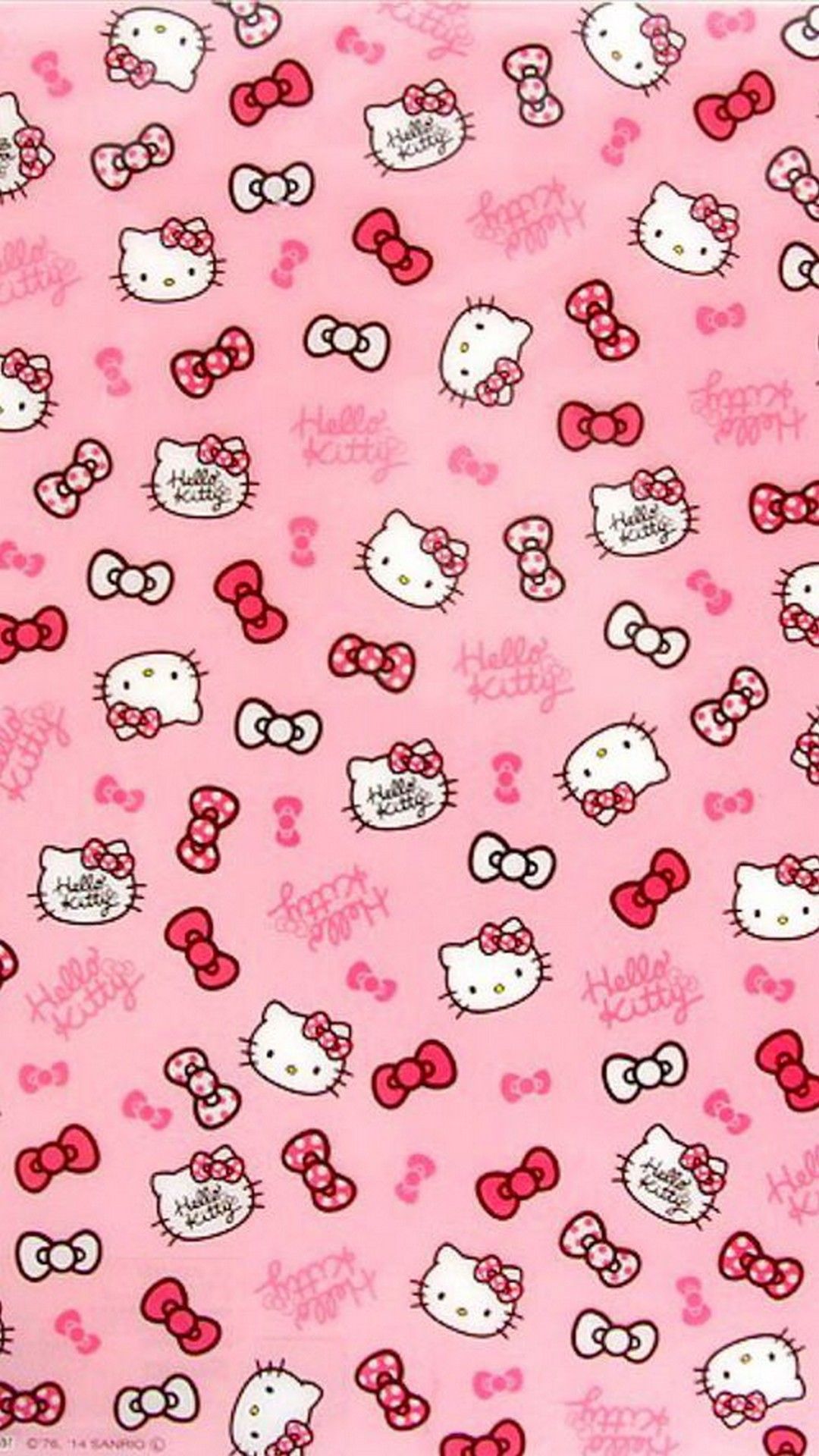 kawaii hello kitty pink wallpaper by greentea45 on DeviantArt