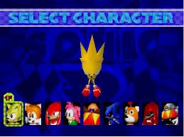 Sonic r character menu by Dielol0000 on DeviantArt