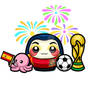 Commission: World Cup Daruma