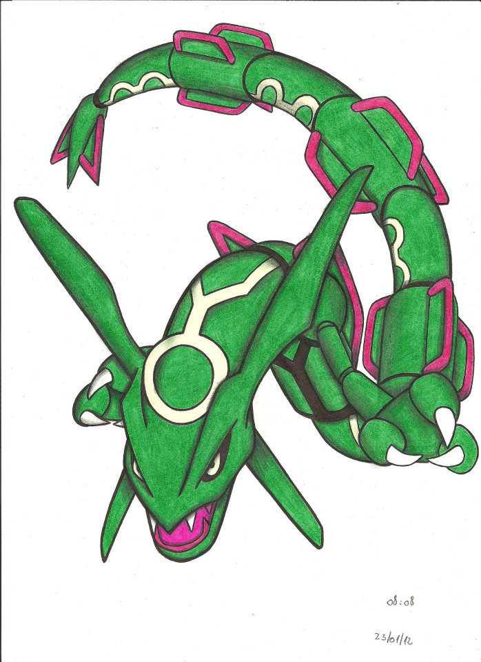 Shiny Mega Rayquaza  Dragon Ascent by ishmam on DeviantArt