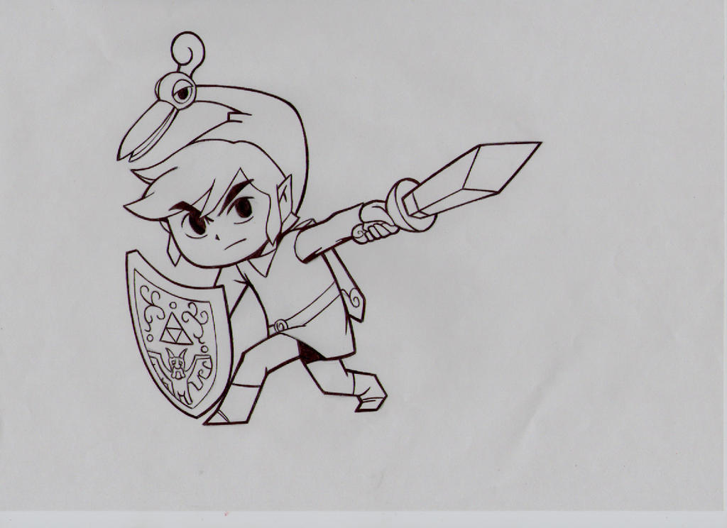 Toon Link (Base) by stefano-roca on DeviantArt