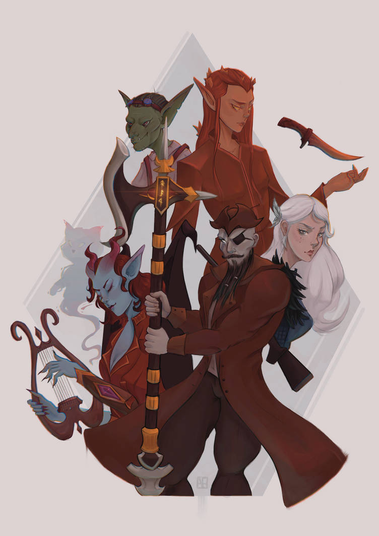 DnD Poster - Commission by Azayichan on DeviantArt