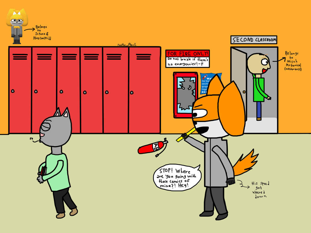 Foxo From Foxo s Fun Schoolhouse Catching A Thief By NaylanWilliam1 On foxo-from-foxo-s-fun-schoolhouse-catching-a-thief-by-naylanwilliam1-on