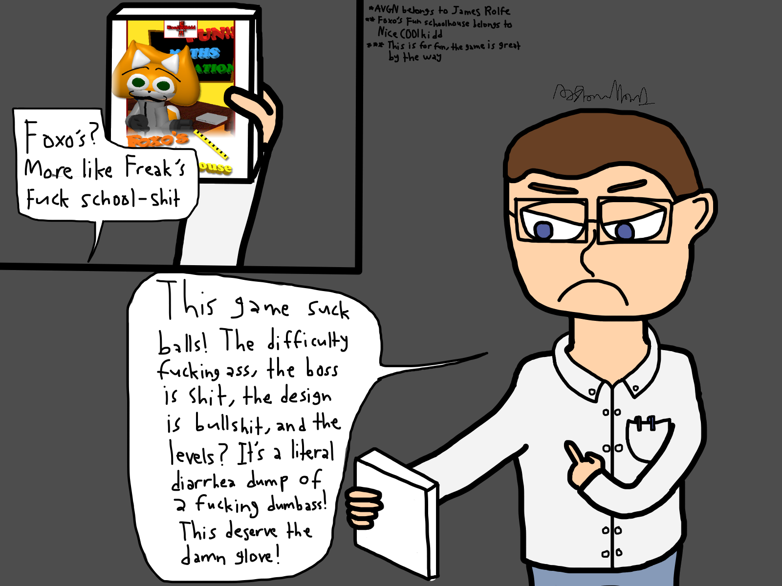 AVGN Reviews Foxo s Fun Schoolhouse By NaylanWilliam1 On DeviantArt avgn-reviews-foxo-s-fun-schoolhouse-by-naylanwilliam1-on-deviantart