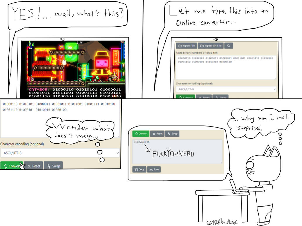 Decoding Comic Pages Comic: Decoding stuff is F.U.N by NaylanWilliam1 on DeviantArt