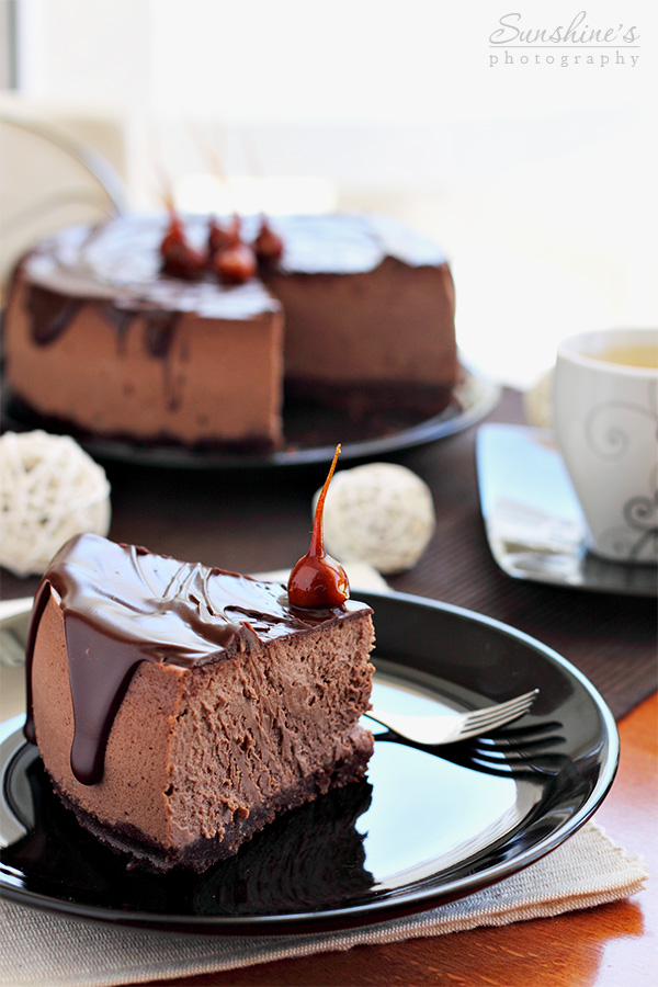 Chocolate cheesecake