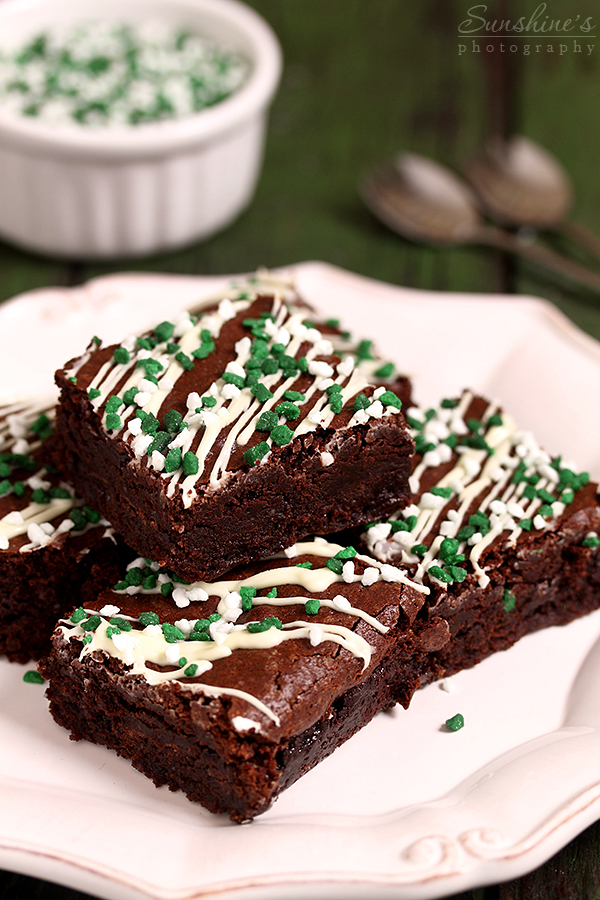 Mint brownies