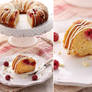 Raspberry bundt cake