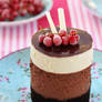 Mini chocolate mousse cake