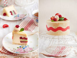 Spring inspired entremet