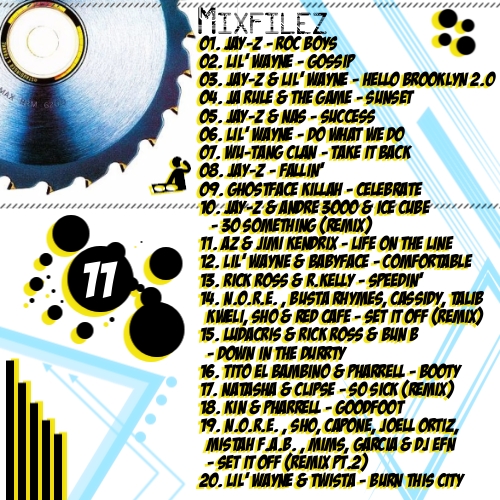 Mixfilez Vol.11 Back Cover