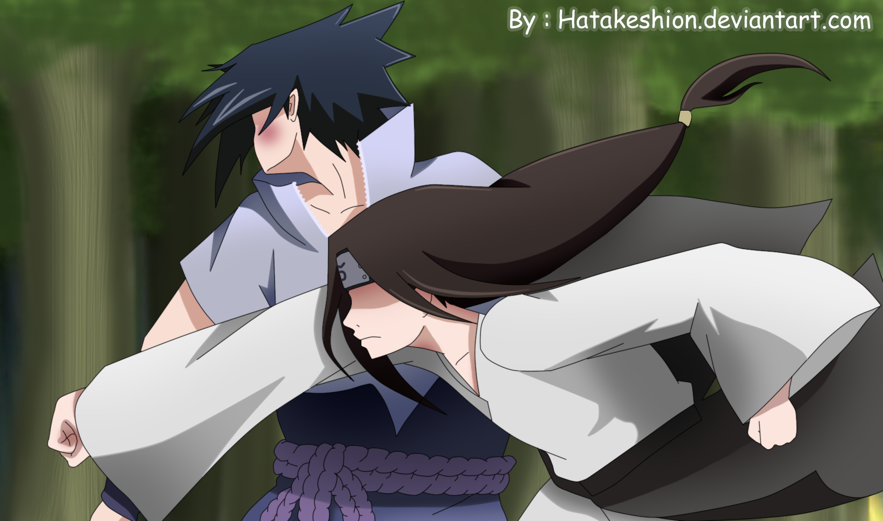 Sasuke Vs Neji By HatakeShion On DeviantArt.