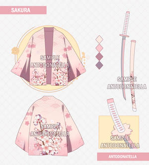 [CLOSED] Haori + Katana  Adoptable #01