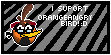 Orangeangrybird stamp by ioanacamelia2000