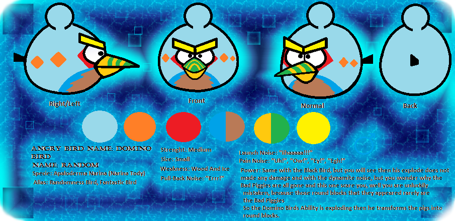 Domino Bird Bio Sheet :REMAKE: *click it*