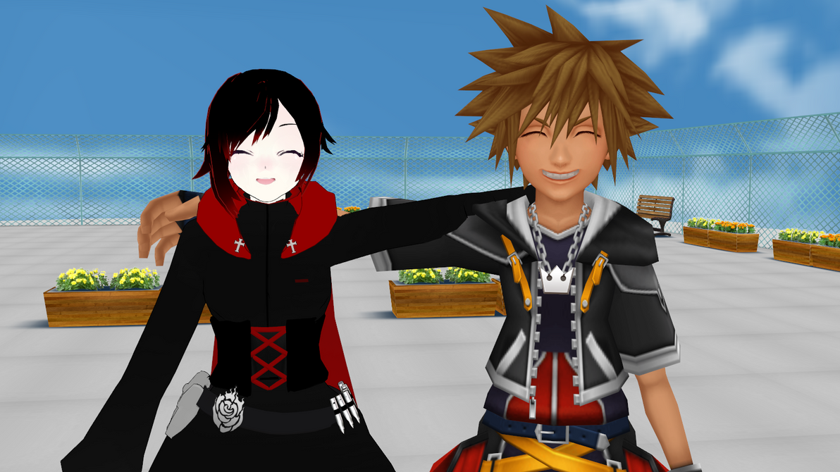 Sora x Ruby by dragolianx on DeviantArt