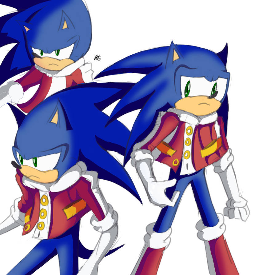 Sonic redesign1 by Aquoturf on DeviantArt