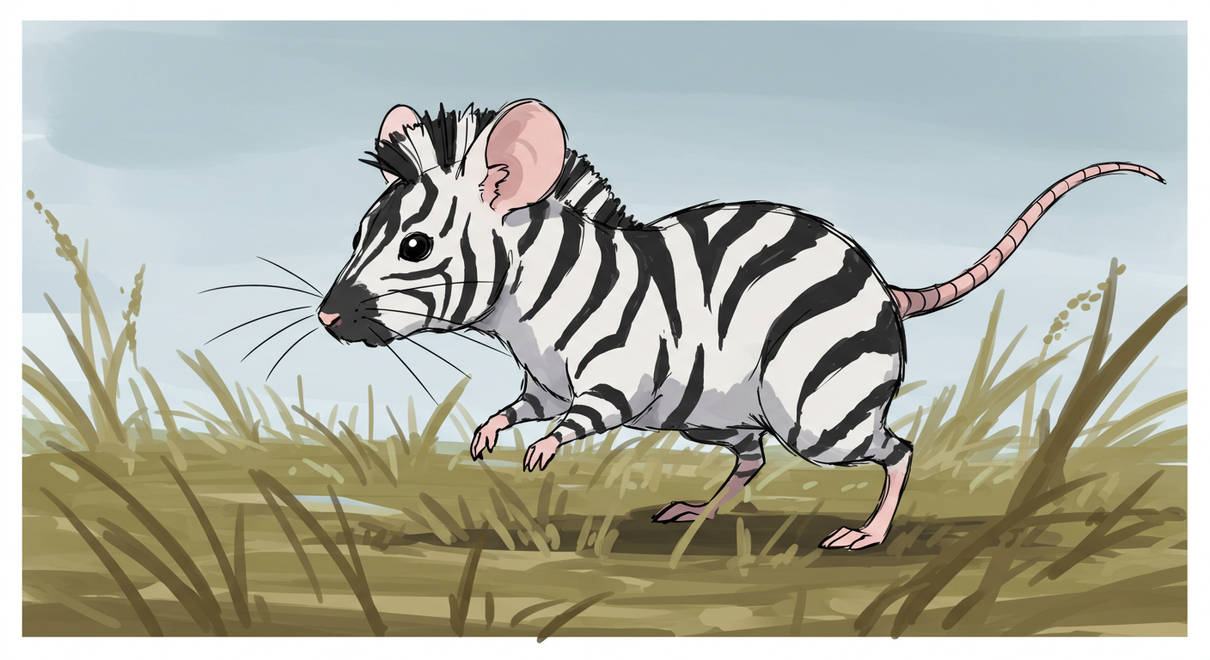 Zebra mouse by Waverlytrce on DeviantArt