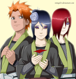 Yahiko, Konan y Nagato