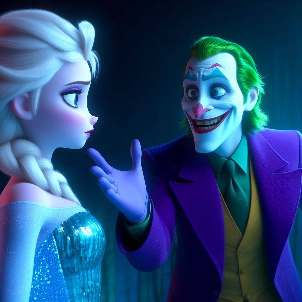 Joker meets elsa