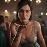 ellie in a dress