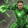 iron man as green latern fanart