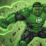 hulk as a green latern