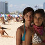 ellie williams and lucia caminos at the beach