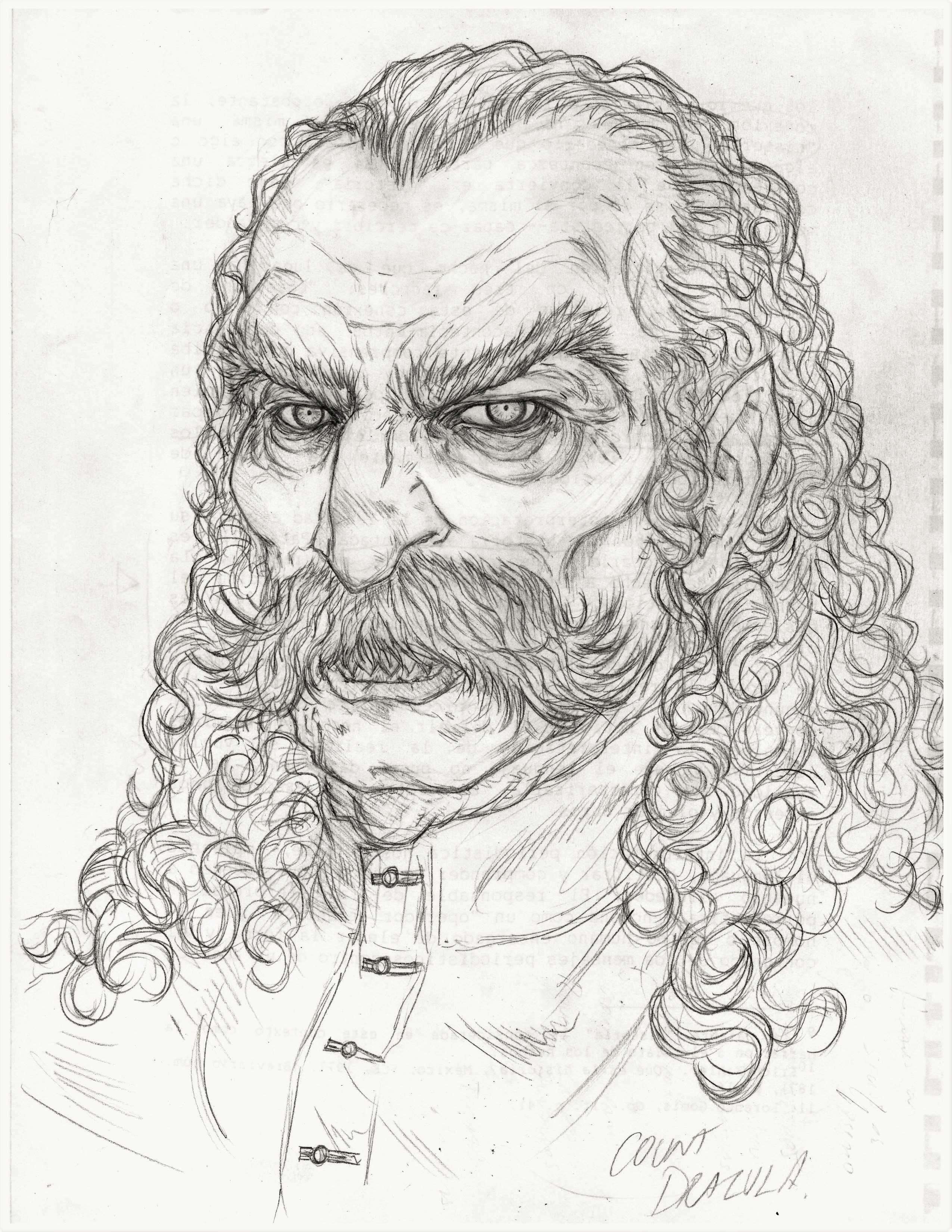 Влад Дракула рисунок