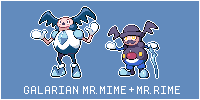 Mr Rime Deviantart Galarian Mr Mime + Mr Rime by MechanicalApe464 on DeviantArt