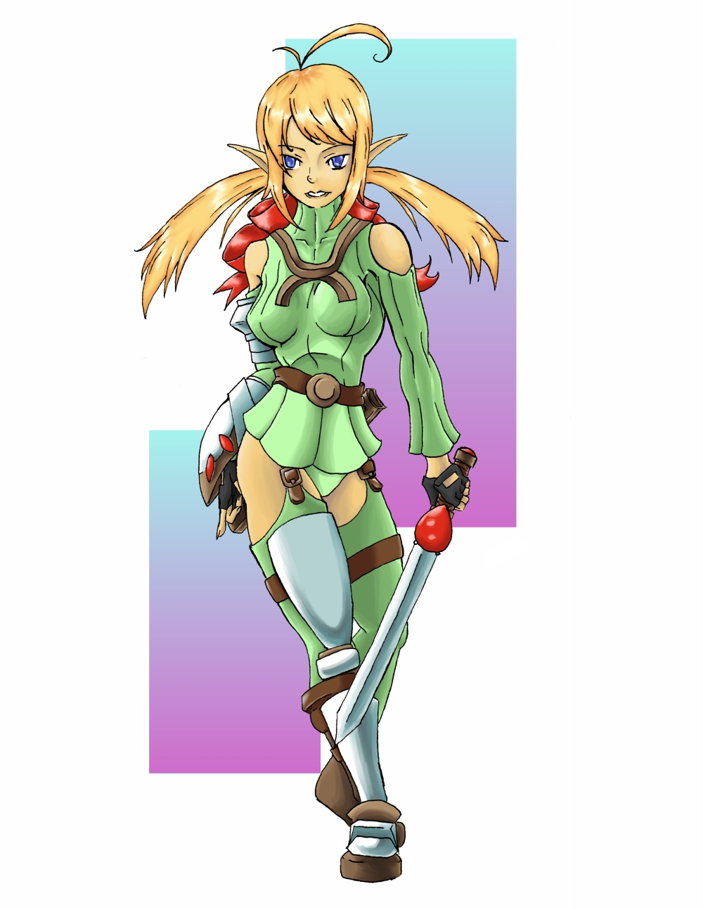 Armor Girl no. 1 - The Elf