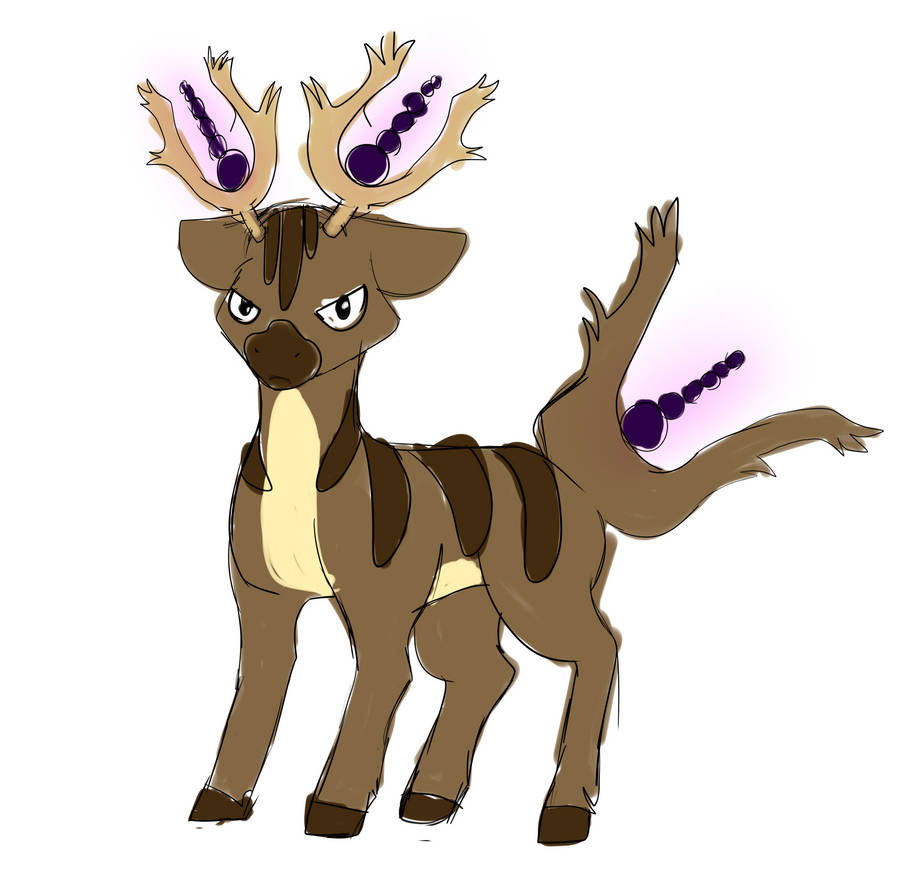 Challenge Stantler evolution by SnowflakePone on DeviantArt