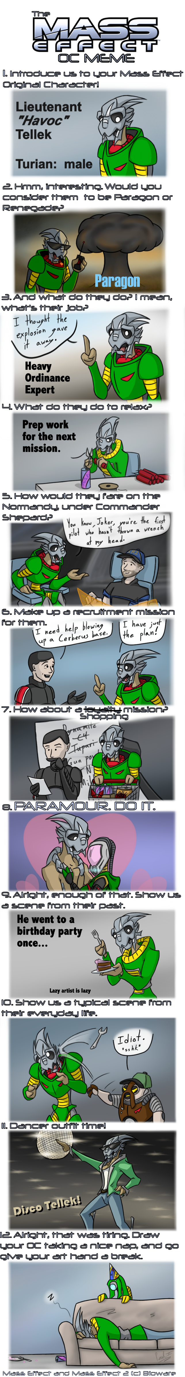 Meet the Tellek:  Mass Effect OC Meme