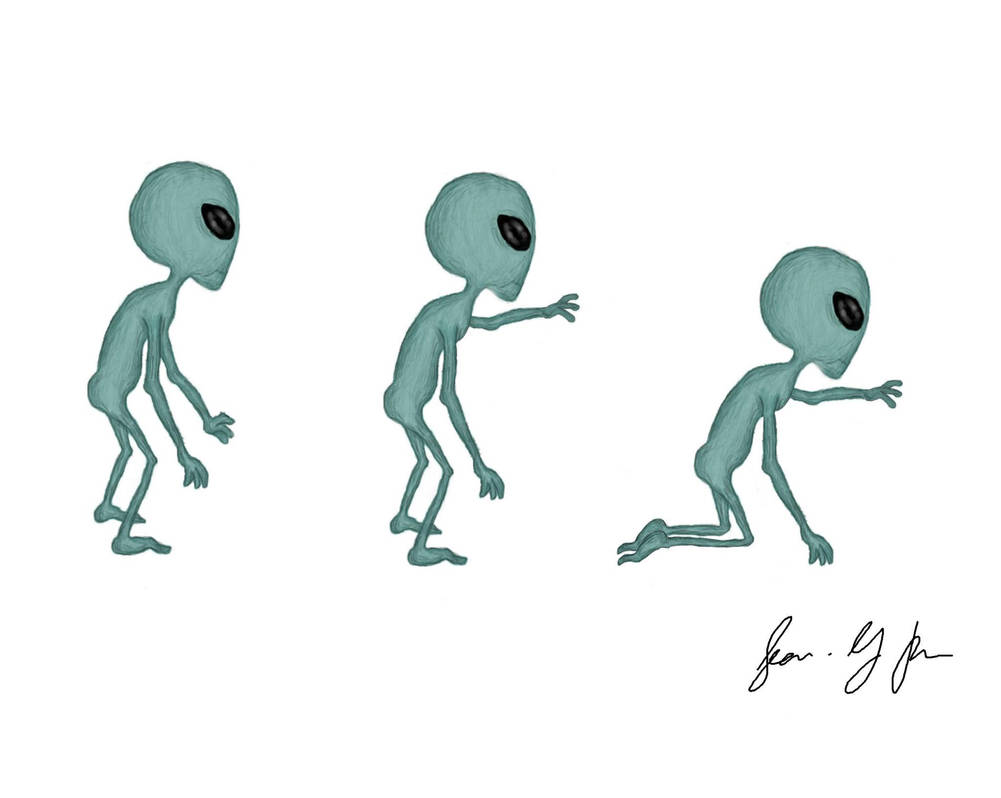 Alien Character Falling Alien Collapse by spitz3 on DeviantArt