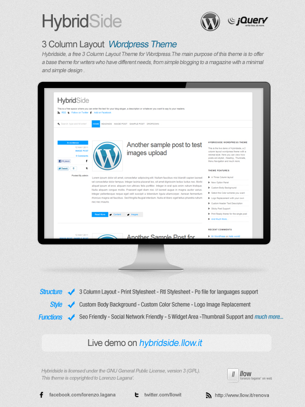 Hybridside Wordpress Theme