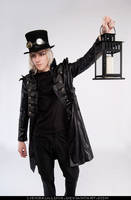 STOCK - Gothic Guy with Lamp