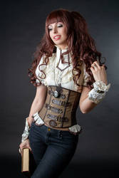 STOCK - Steampunk Girl #4